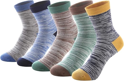 Cotton Crew Sock Pack - Детские носки для мальчиков, хлопковые, модный