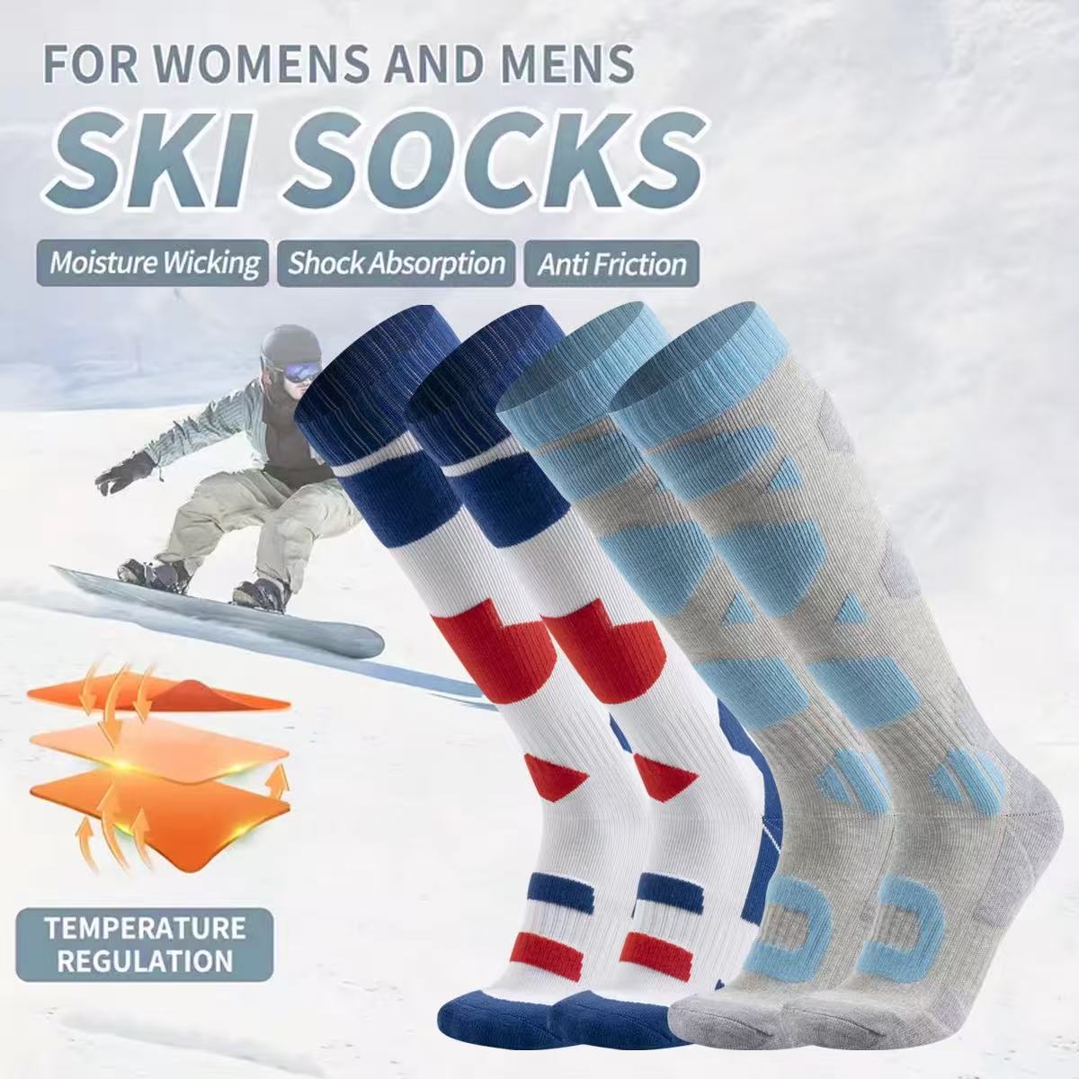 Thermal Sock Winter - Теплые зимние лыжные носки из плотного