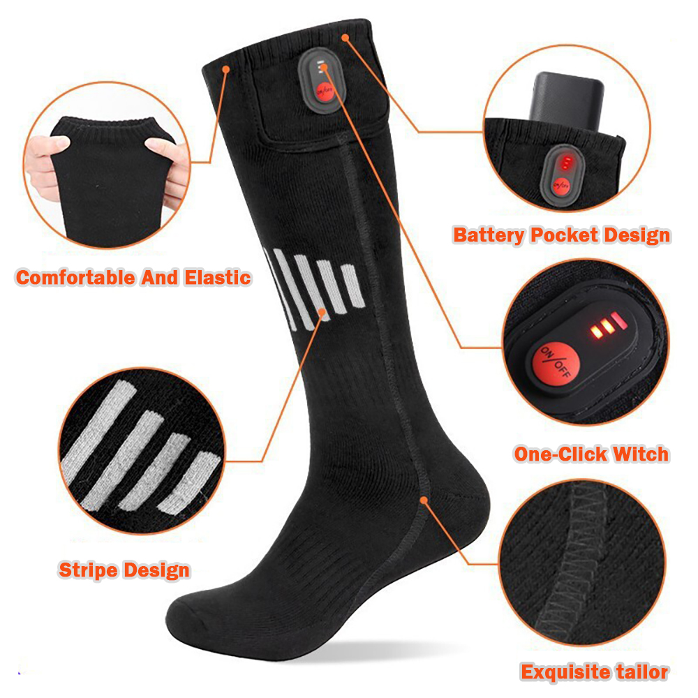 Зимние носки с подогревом и ба – обзор и цена Thermal Sock Winter