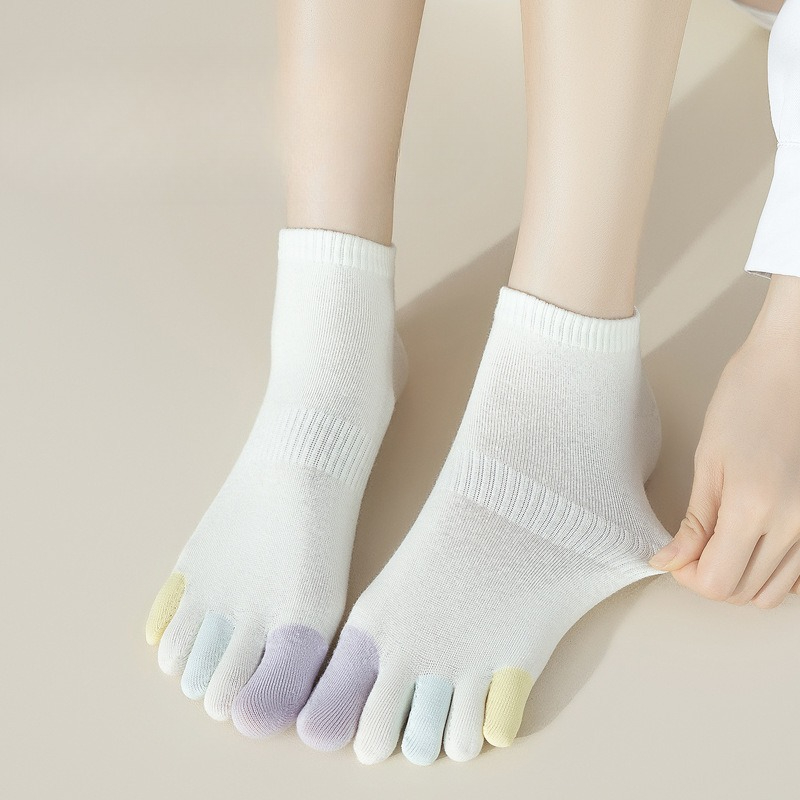 6 пар летних тонких дышащих вп – обзор и цена Toe Sock Split