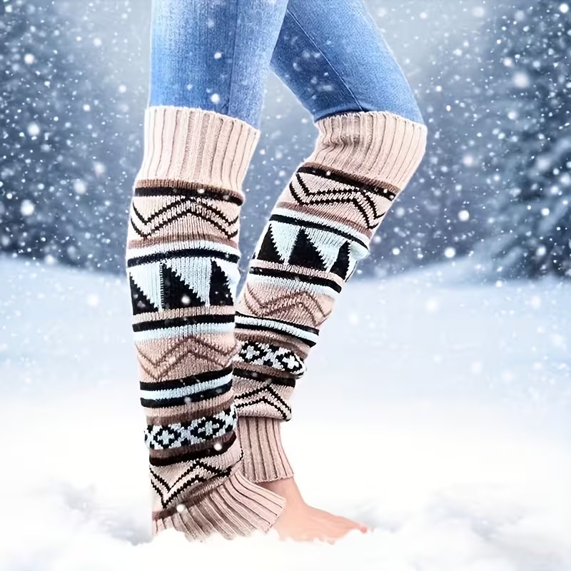 1-4 пары богемных вязаных гетр – обзор и цена Boot Sock Slouchy