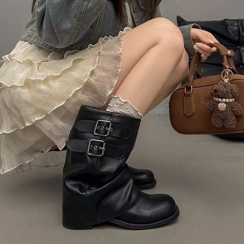 Женские черные сапоги до серед – обзор и цена Boot Sock Slouchy