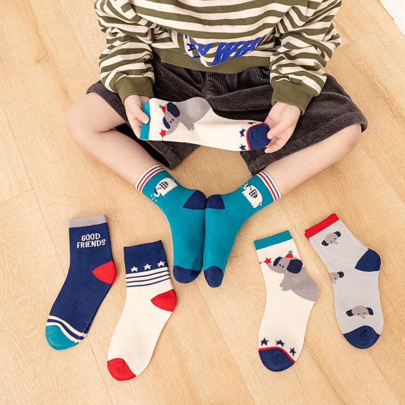 Набор из 5 пар детских носков  – обзор и цена Cotton Crew Sock Pack