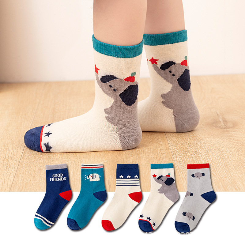 Набор из 5 пар детских носков  – обзор и цена Cotton Crew Sock Pack