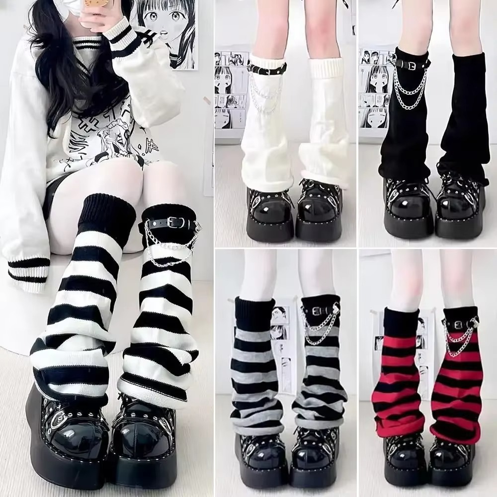 Готические вязаные гетры в сти – обзор и цена Boot Sock Slouchy